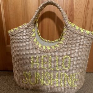 Brand New Kate Spade Straw Bag